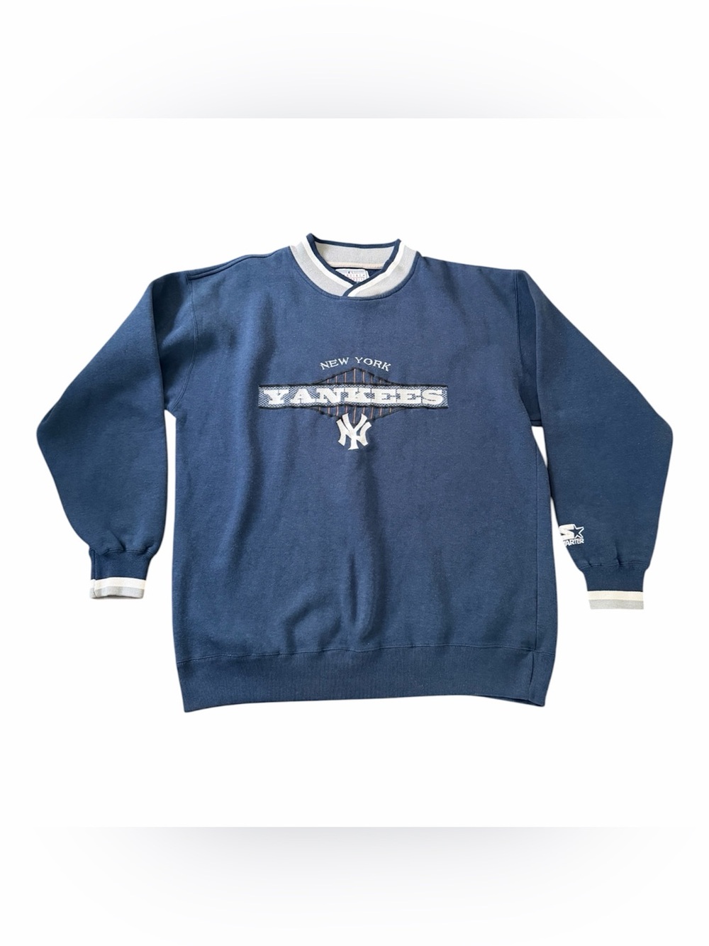 Vintage Starter New York Yankees Crewneck Sweatshirt MLB Baseball Size L